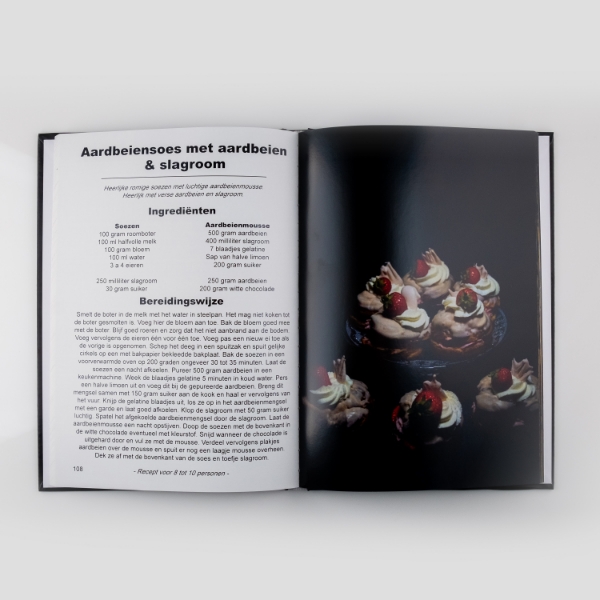 creatieve opmaak kookboek