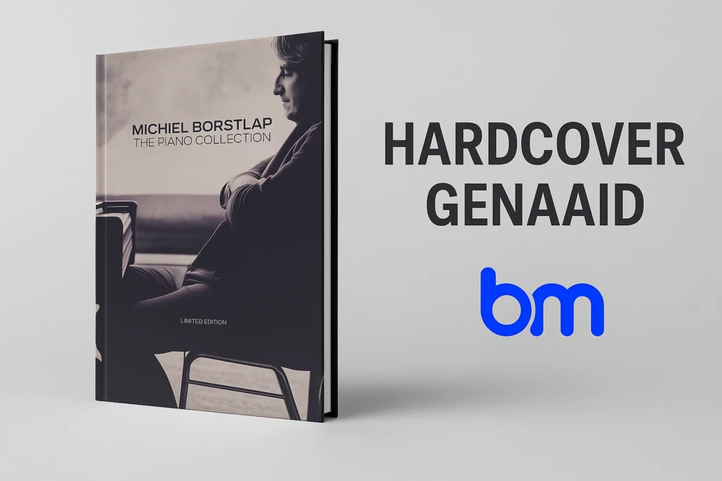 Genaaide hardcover boekbinding – luxe hardcover boek met genaaide rug en duurzame afwerking, gedrukt door Boekenmakers