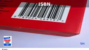 ISBN barcode op de achterkant van een boek met titel ISBN en Boekenmakers logo – uitleg over ISBN aanvragen en gebruiken.