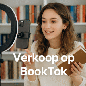 Auteur filmt zichzelf met boek voor verkoop op BookTok via TikTok
