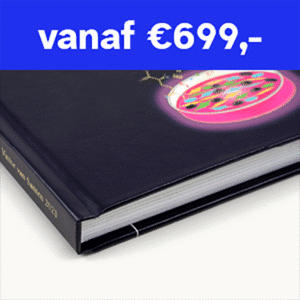 voorbeeld van hard gebonden boek om uit te geven 