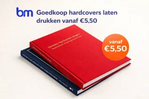 Goedkoop hardcover boeken laten drukken vanaf €5,50 met luxe afwerking
