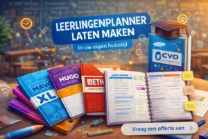 Leerlingenplanner laten maken in eigen huisstijl met maatwerk ontwerp en professionele uitvoering