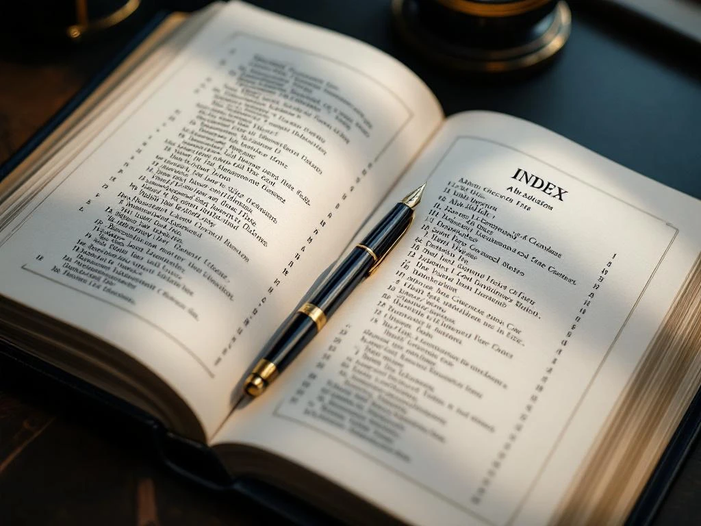 Hoe voeg je een index toe aan je boek opmaak?
