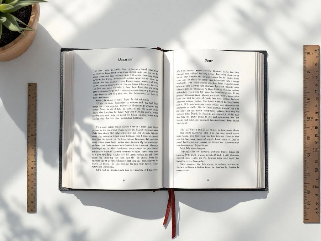 Wat zijn de regels voor witruimte in boek opmaak?