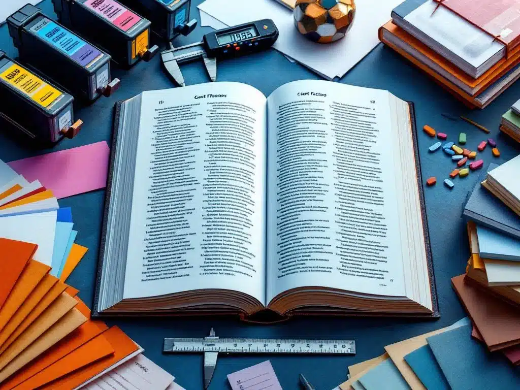 Welke factoren beïnvloeden de drukkosten van een boek?