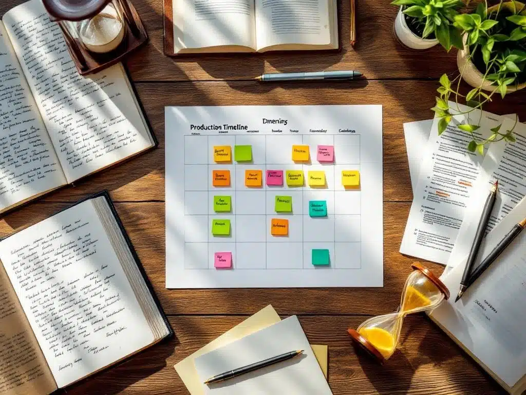 Hoe plan je het productie proces van je boek?