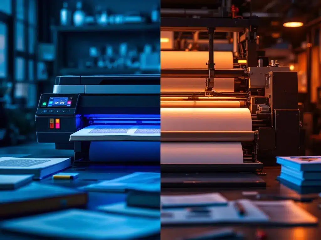 Wat is het verschil tussen digitaal en offset drukken?
