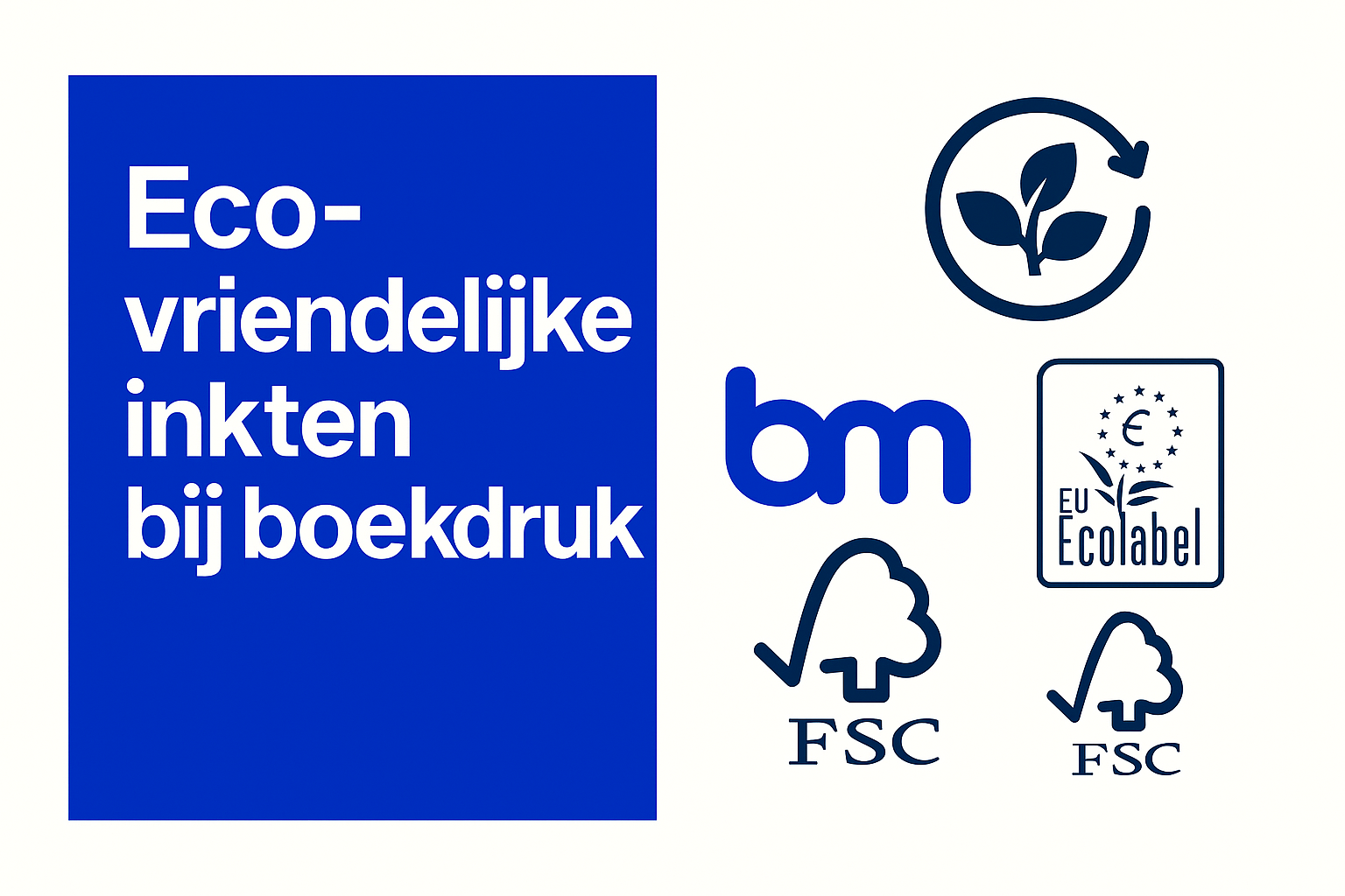 Welke eco-vriendelijke inkten worden gebruikt?
