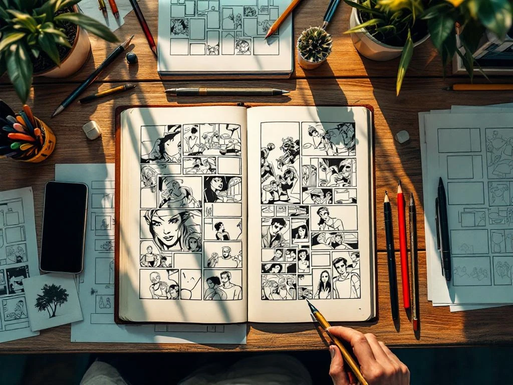 Hoe ontwerp je een graphic novel?