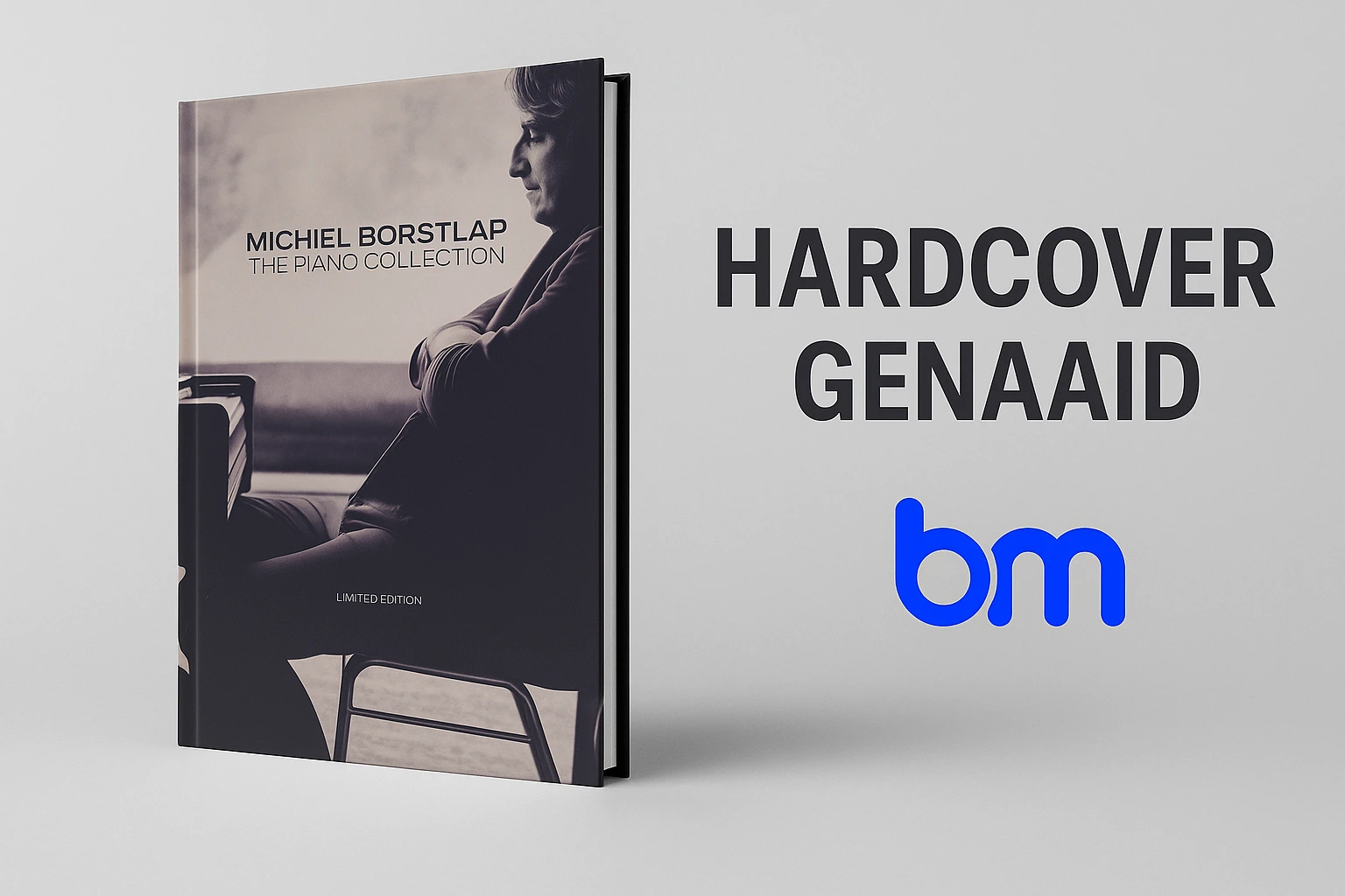 Hardcover genaaid met garen gebonden