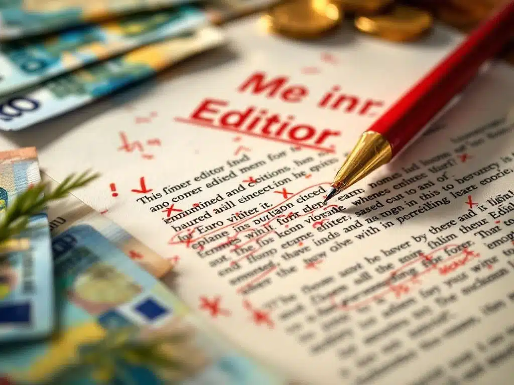 Wat kost professionele boek editing?