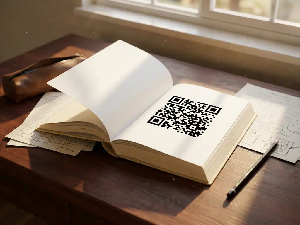 Kan je een boek laten drukken met een QR-code erin?