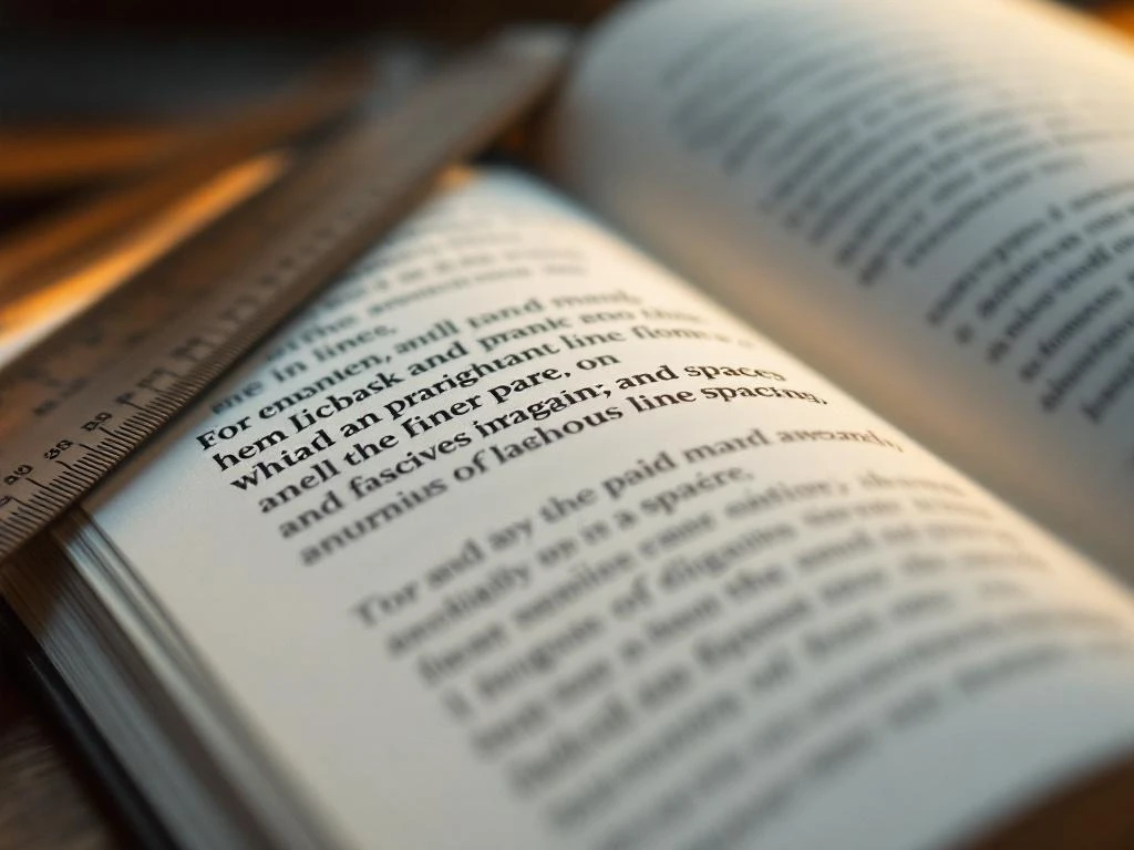 Welke regels gelden voor regelafstand in boeken?