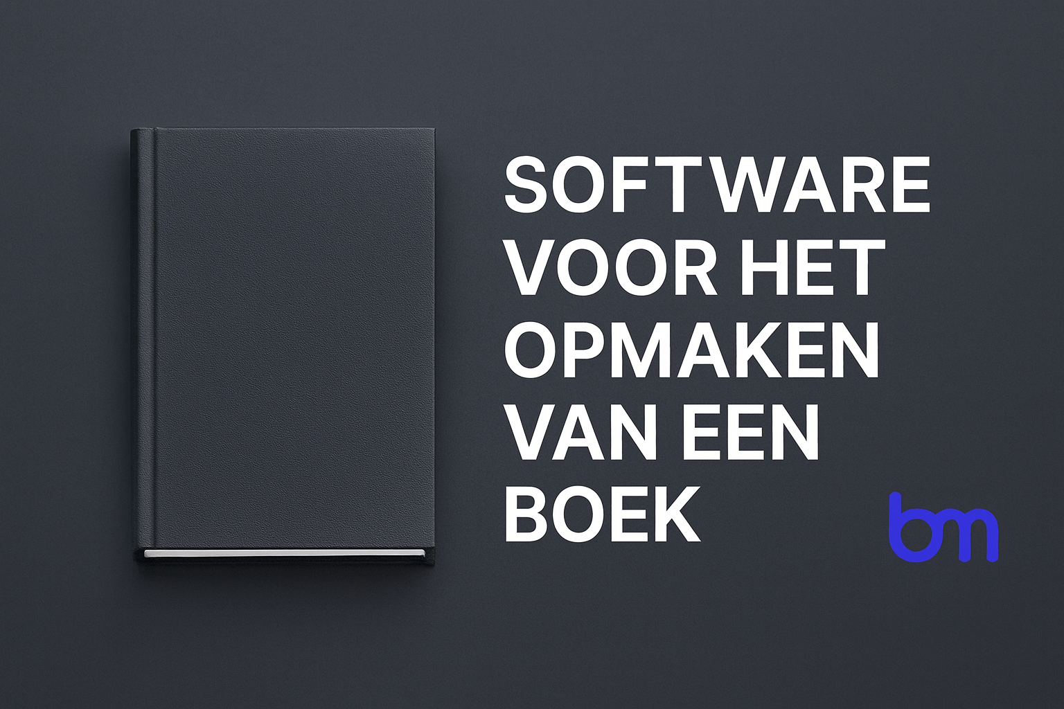Welke software gebruik je voor boekontwerp?