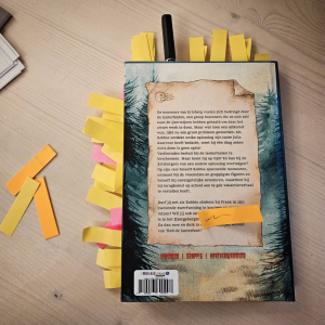 het proefboek van Red de lanterfant! geschreven voor Mark Damman